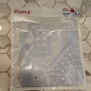 Ethika Navy Blue Paisley Boxer Briefs